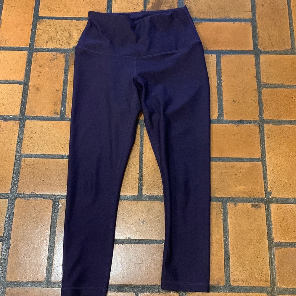 Tesla purple cropped yoga pants. 
Size XS